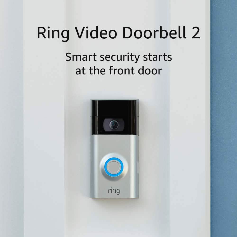 Ring Video Doorbell 2 with HD Video and Motion Activated Alerts (Refurbished)
