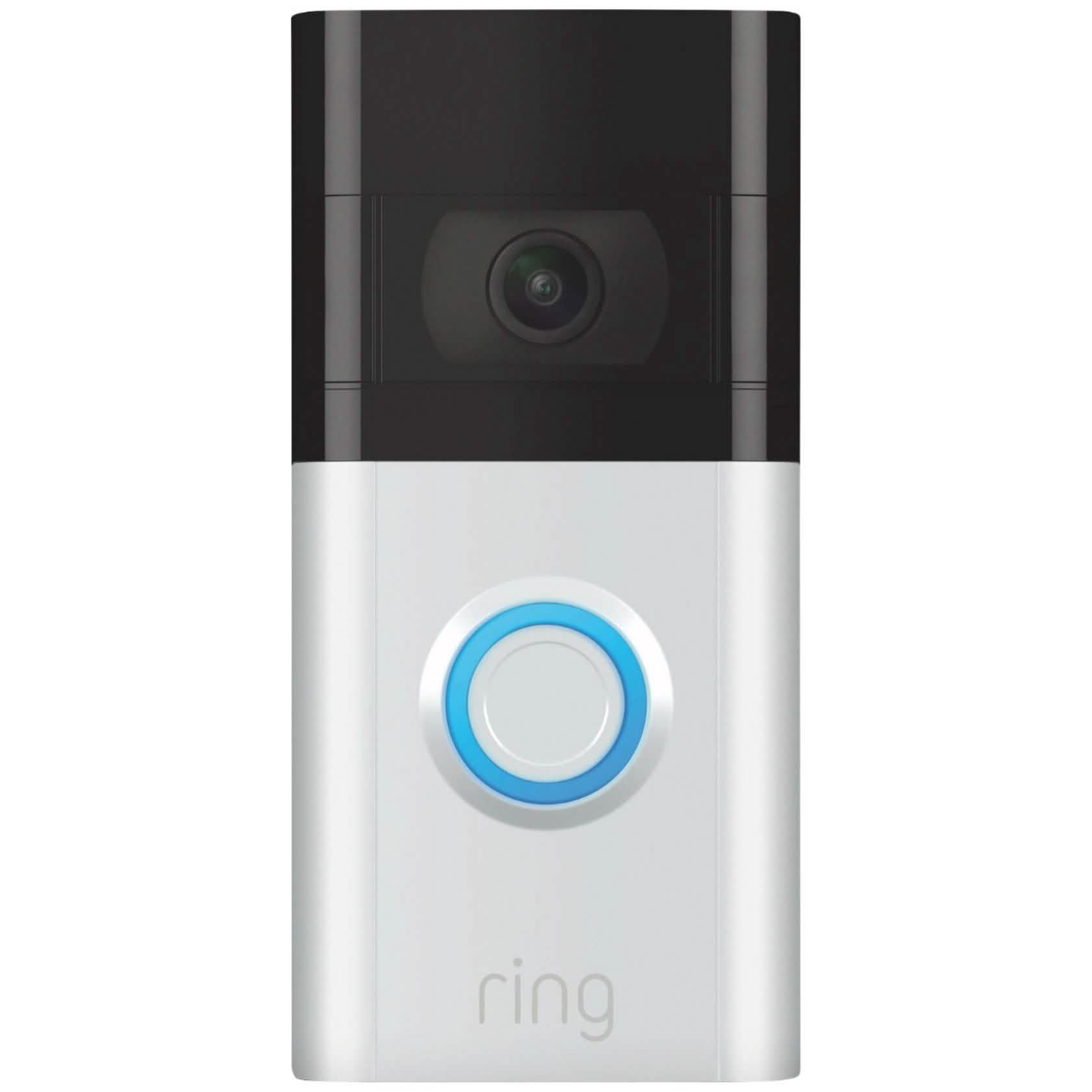 Ring - Video Doorbell 3 - Satin Nickel