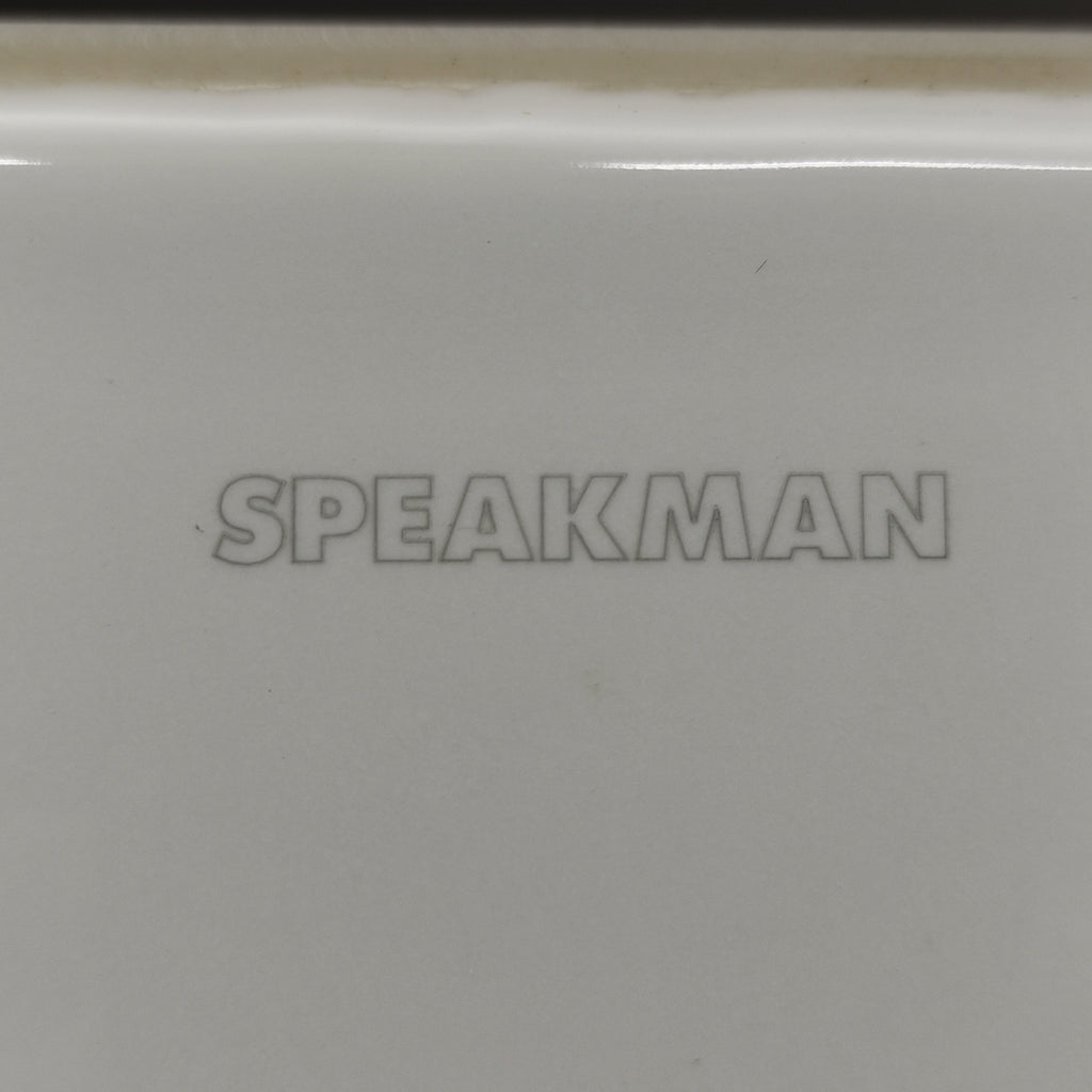 SPEAKMAN Undermount Rectangular Sink Cut Out: 17" x 12-9/16" White B-1200