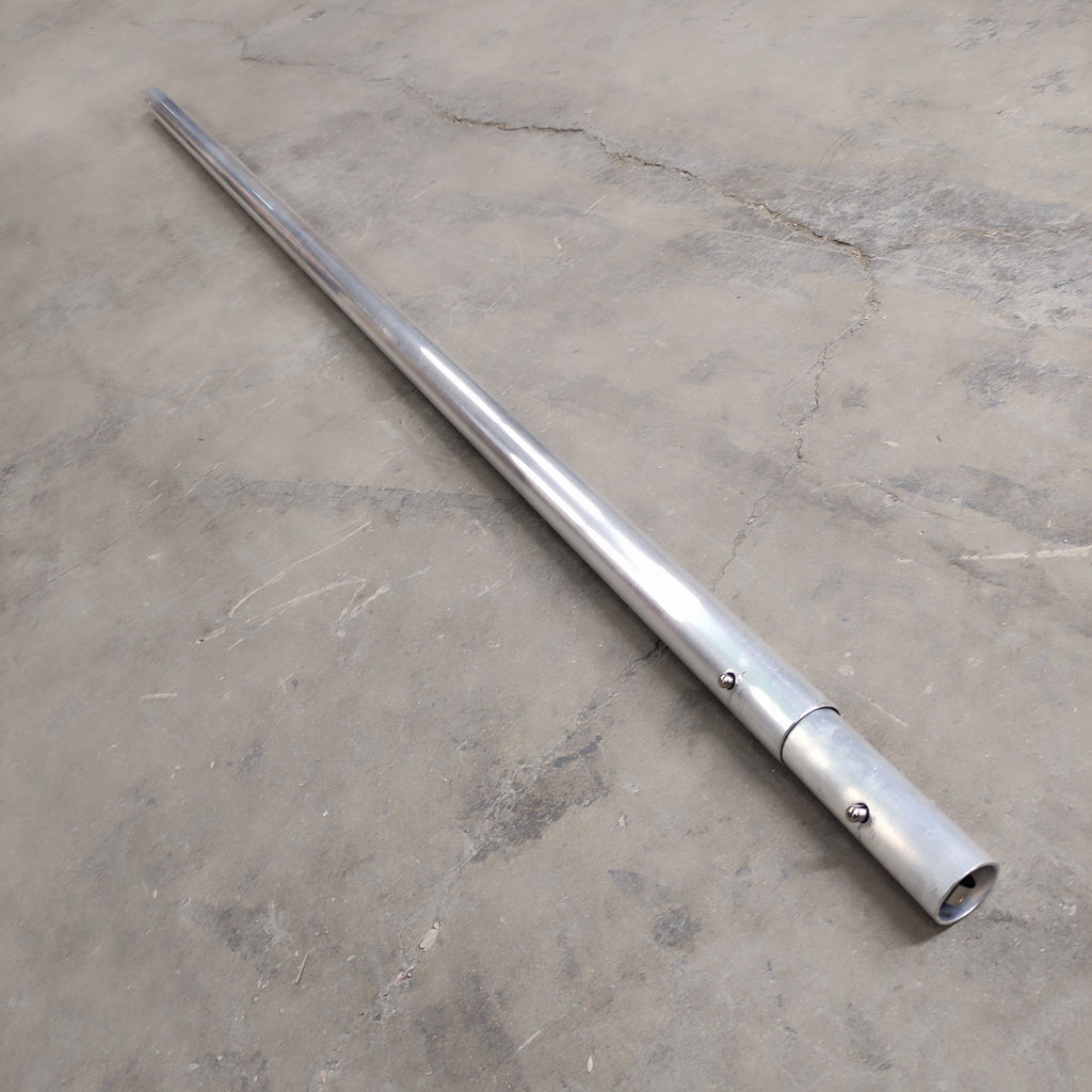 KRAFT TOOL 6' Aluminum Button Handle with Insert - 1-3/4" Diameter CC289