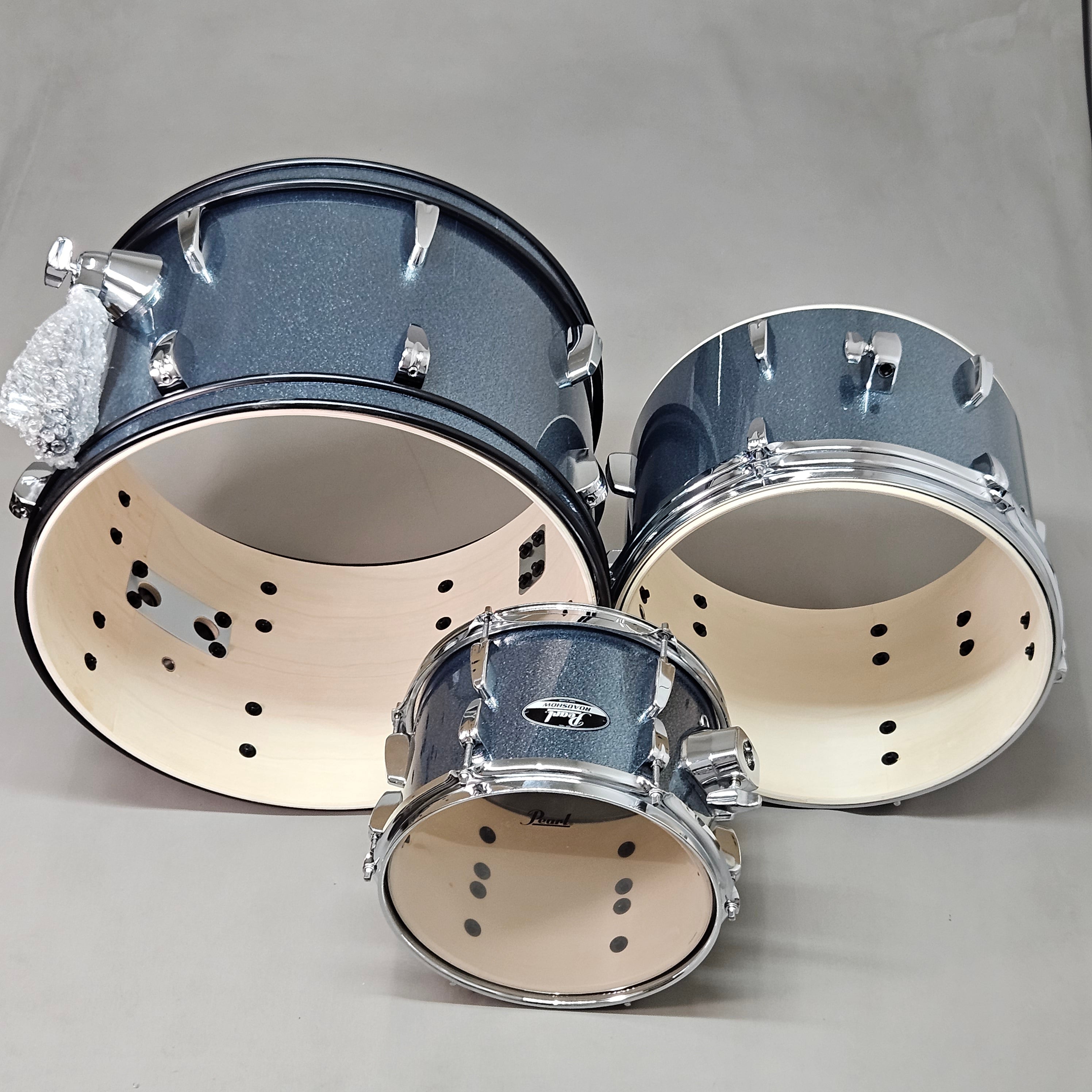 PEARL Roadshow Complete 4-Piece Jazz Drum Set With Hardware and Cymbals Aqua Blue
