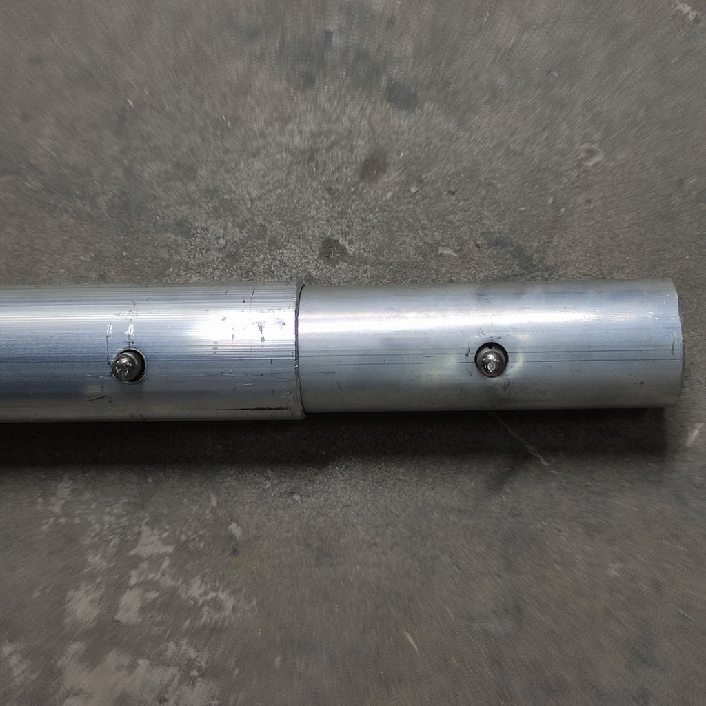 KRAFT TOOL 6' Aluminum Button Handle with Insert - 1-3/4" Diameter CC289