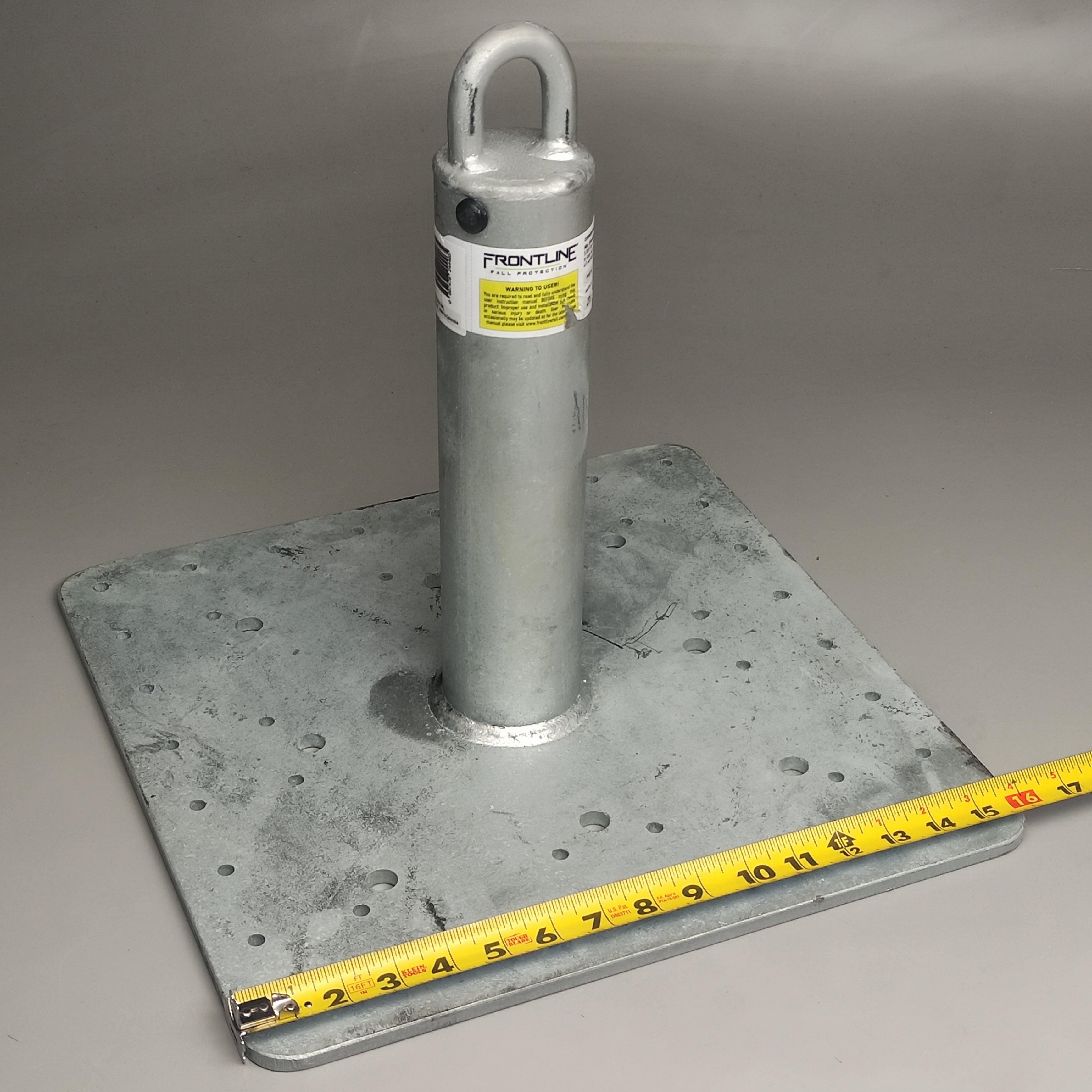 FRONTLINE Fall Protection RO12 Commercial Roof Anchor 14" OSHA ANSI Compliant