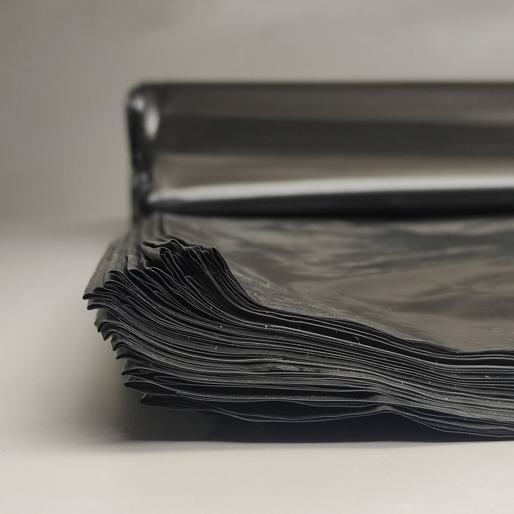 STOUT COMMERCIAL (100 BAGS) 65 Gallon 1.5MIL CAN LINERS 50" X 51" T5051B15