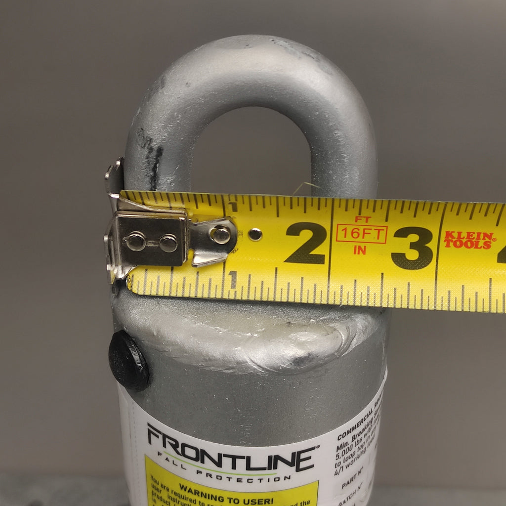 FRONTLINE Fall Protection RO12 Commercial Roof Anchor 14" OSHA ANSI Compliant
