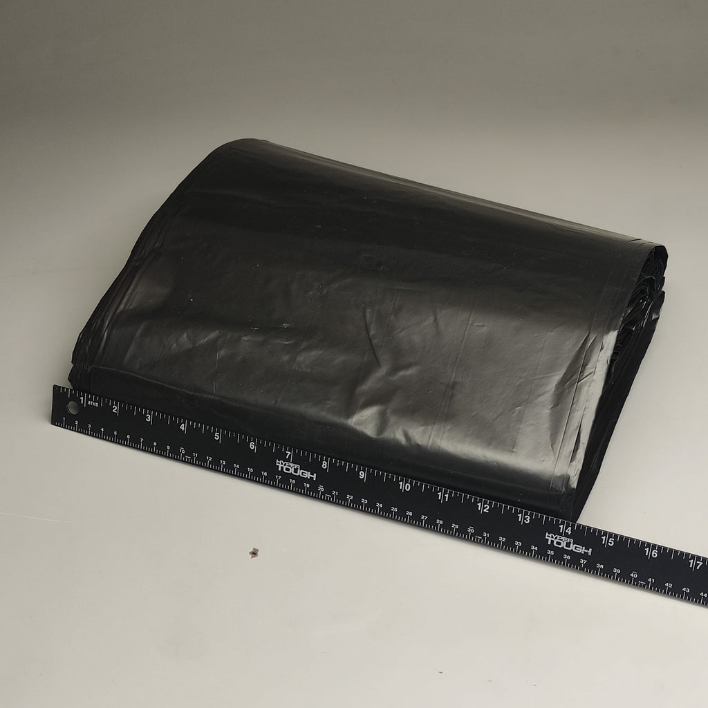 STOUT COMMERCIAL (100 BAGS) 65 Gallon 1.5MIL CAN LINERS 50" X 51" T5051B15