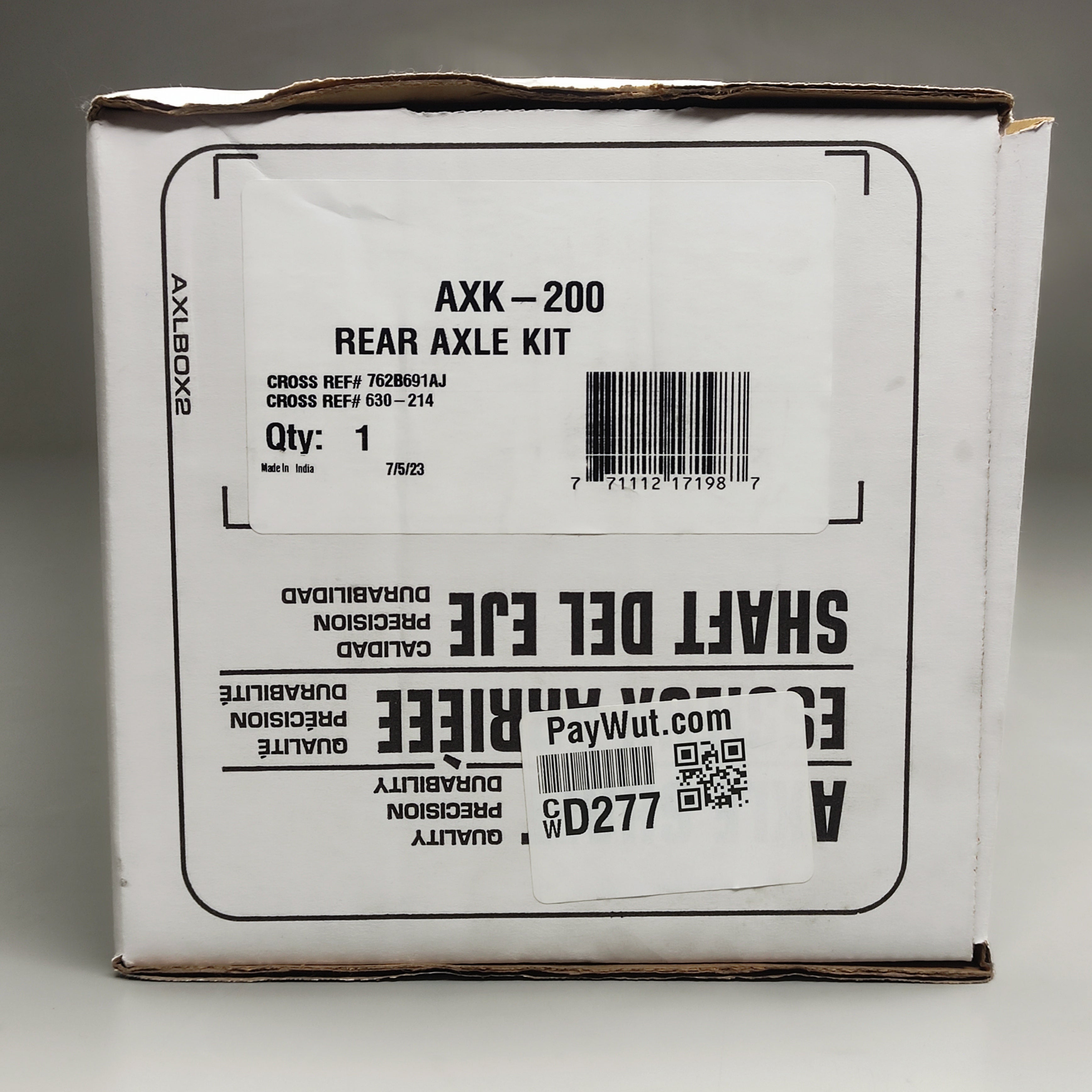 POWER TORQUE Axle Shaft Rear Axle Kit for FORD, LINCOIN, MERCURY AXK-200 (Ref 762B691AJ, 630-214)