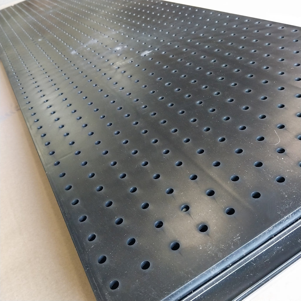 AZAR Black 2 Sided Pegboard Spinner Top 16"x60"x2"
