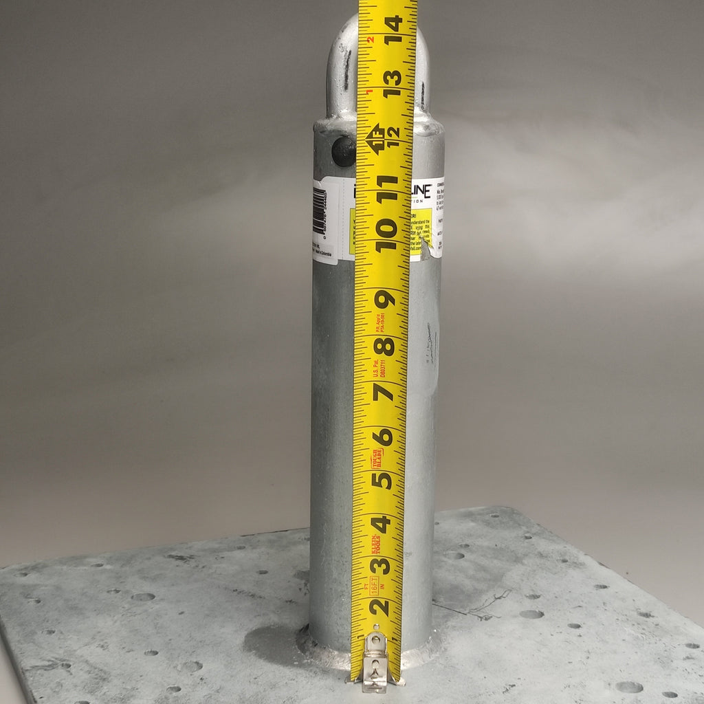FRONTLINE Fall Protection RO12 Commercial Roof Anchor 14" OSHA ANSI Compliant
