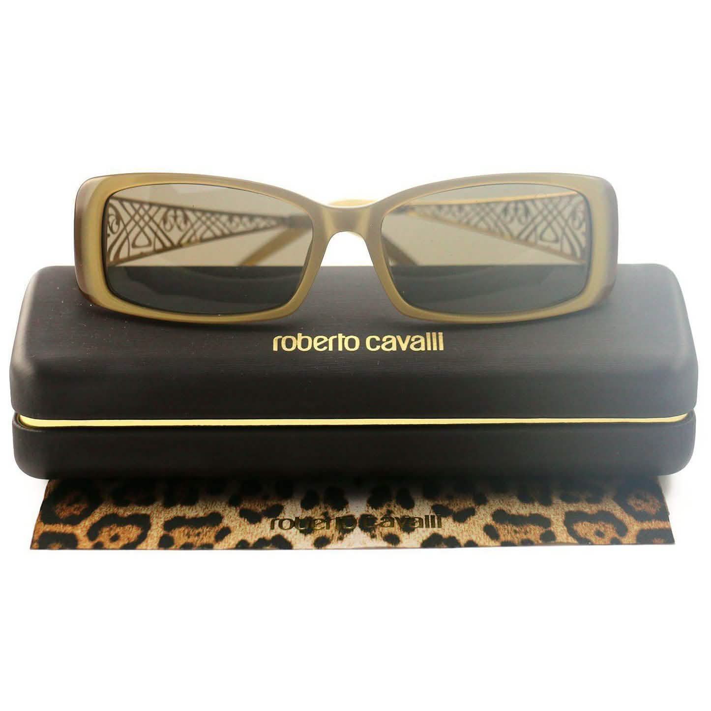 Roberto Cavalli Women Sunglasses RC0430 K68 Gold 53 15 125