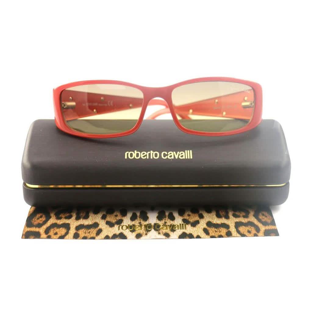 Roberto Cavalli Women's Sunglasses RC0351 Orange 55 15 135 Rectangular