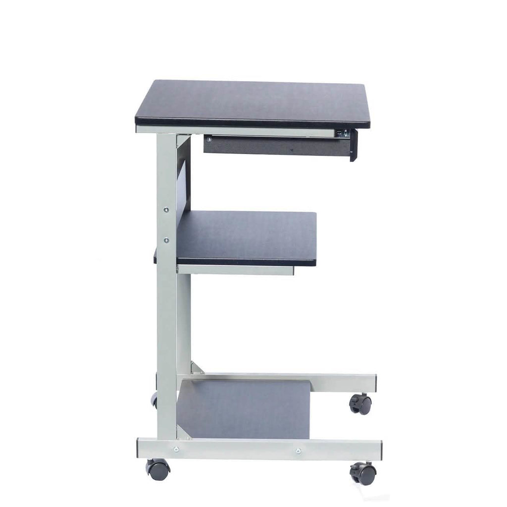 Rolling Laptop Cart with Storage