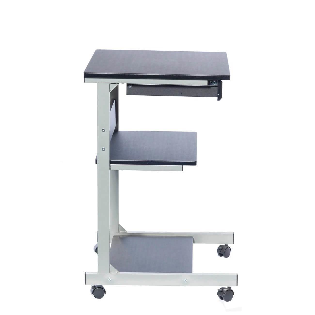 Rolling Laptop Cart with Storage