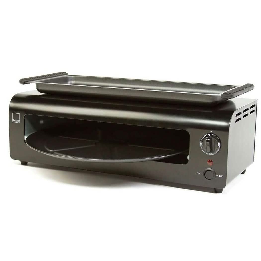 Ronco Pizza & More Home Pizza and Wing Oven with Removable Warming Tray and Pan