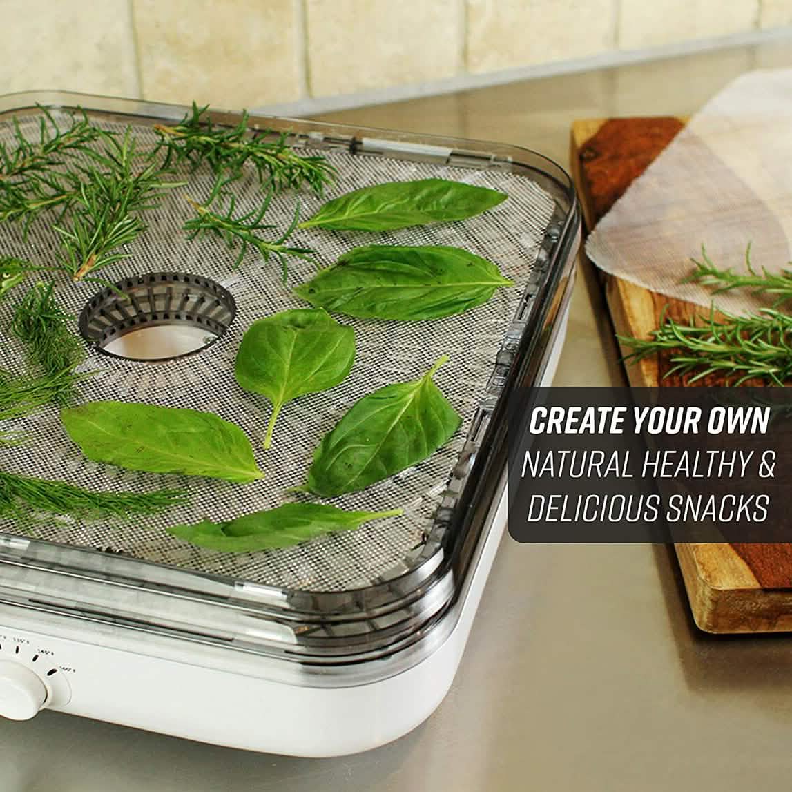 Ronco Turbo EZ-Store 5-Tray Dehydrator with Convection Air Flow