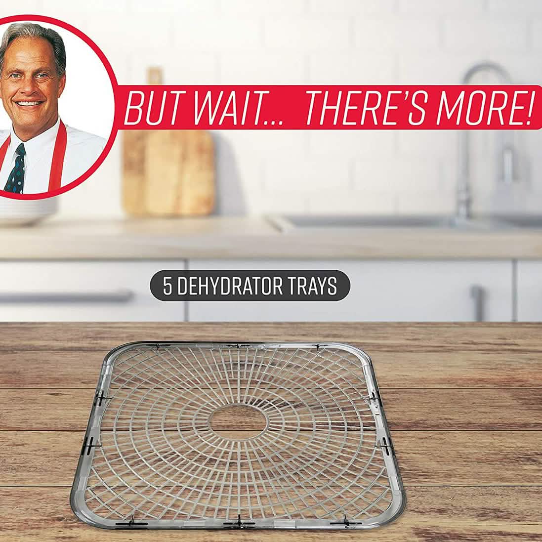Ronco Turbo EZ-Store 5-Tray Dehydrator with Convection Air Flow
