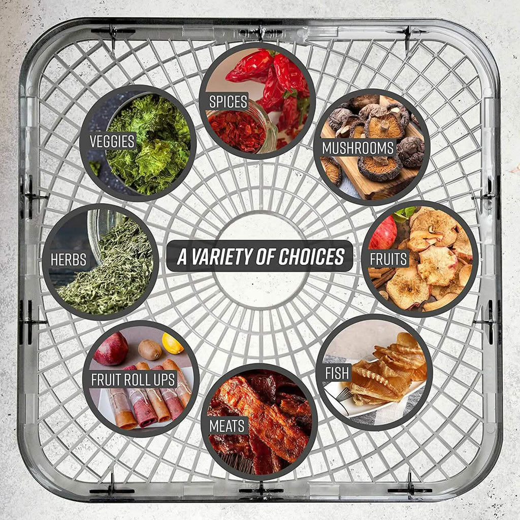 Ronco Turbo EZ-Store 5-Tray Dehydrator with Convection Air Flow