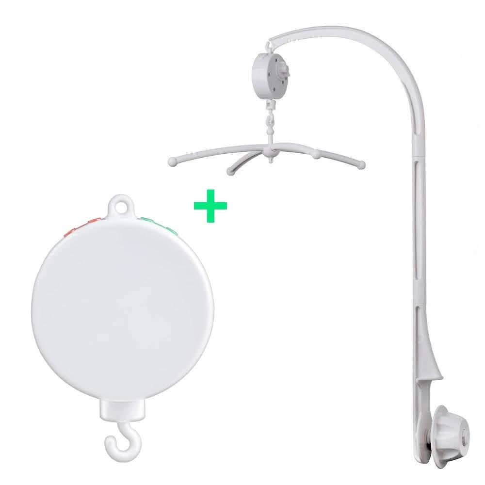 Rotary Baby Cot Mobile Crib Bed Toy Infant Bell Hanging Stand Arm Bracket
