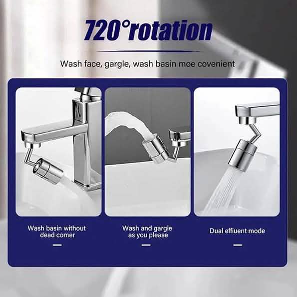 Rotatable Universal Splash Filter Faucet