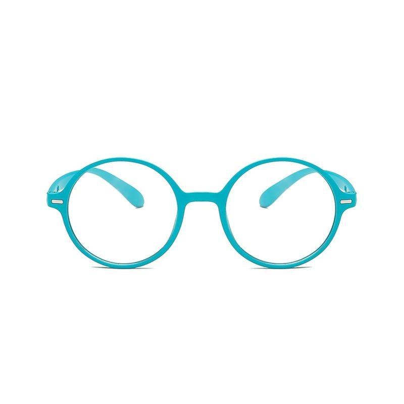 Round Frame Reading Glasses Stylish Anti Blue Light Eyeglasses Ultra Light Reading Glasses Portable Gift For Parents Unisex Stylish Eyeglasses Glasses Clear Lens Women Men Eyewear Anti Blue Light Glasses
