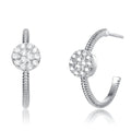Round Open Hoop Earrings
