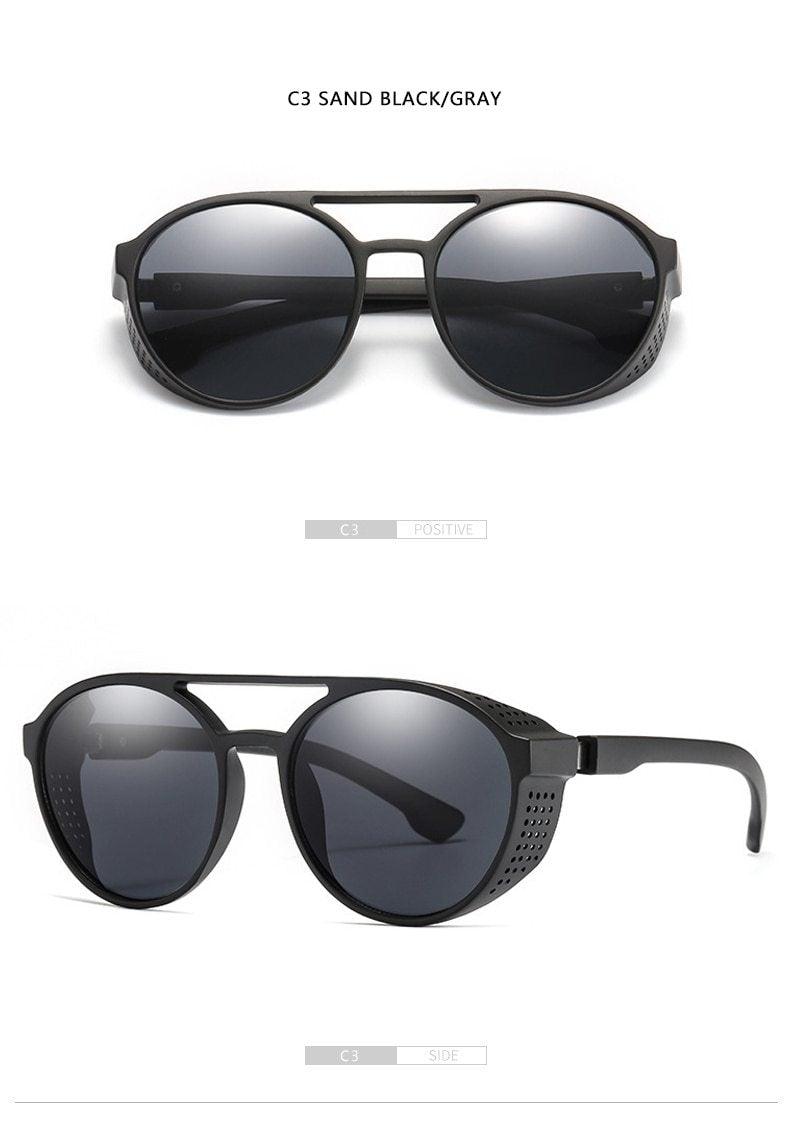 Round Vintage Sunglasses Retro Eyewear For Men Women Classic Sunglasses For Women & Men Retro Style Goggles In Round Shape Flip Up Driving Glasses Vintage Style & Fashionable  Eyewear