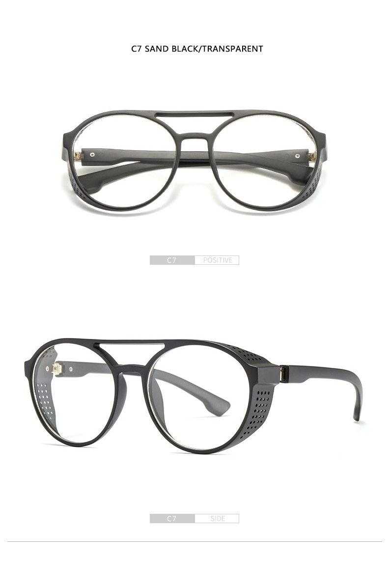 Round Vintage Sunglasses Retro Eyewear For Men Women Classic Sunglasses For Women & Men Retro Style Goggles In Round Shape Flip Up Driving Glasses Vintage Style & Fashionable  Eyewear