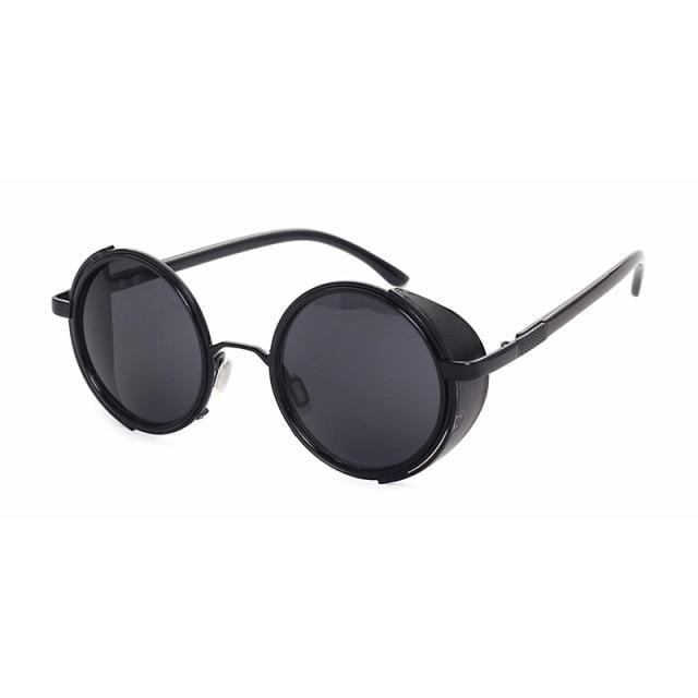 Round Vintage Sunglasses Retro Eyewear Style Sunglasses For Women New Retro Shape Coating Sunglasses For Men New Round Shape  Sunglasses & Classic Design Sunglasses