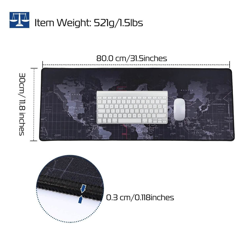 Rubber Base Large Gaming Mousepad