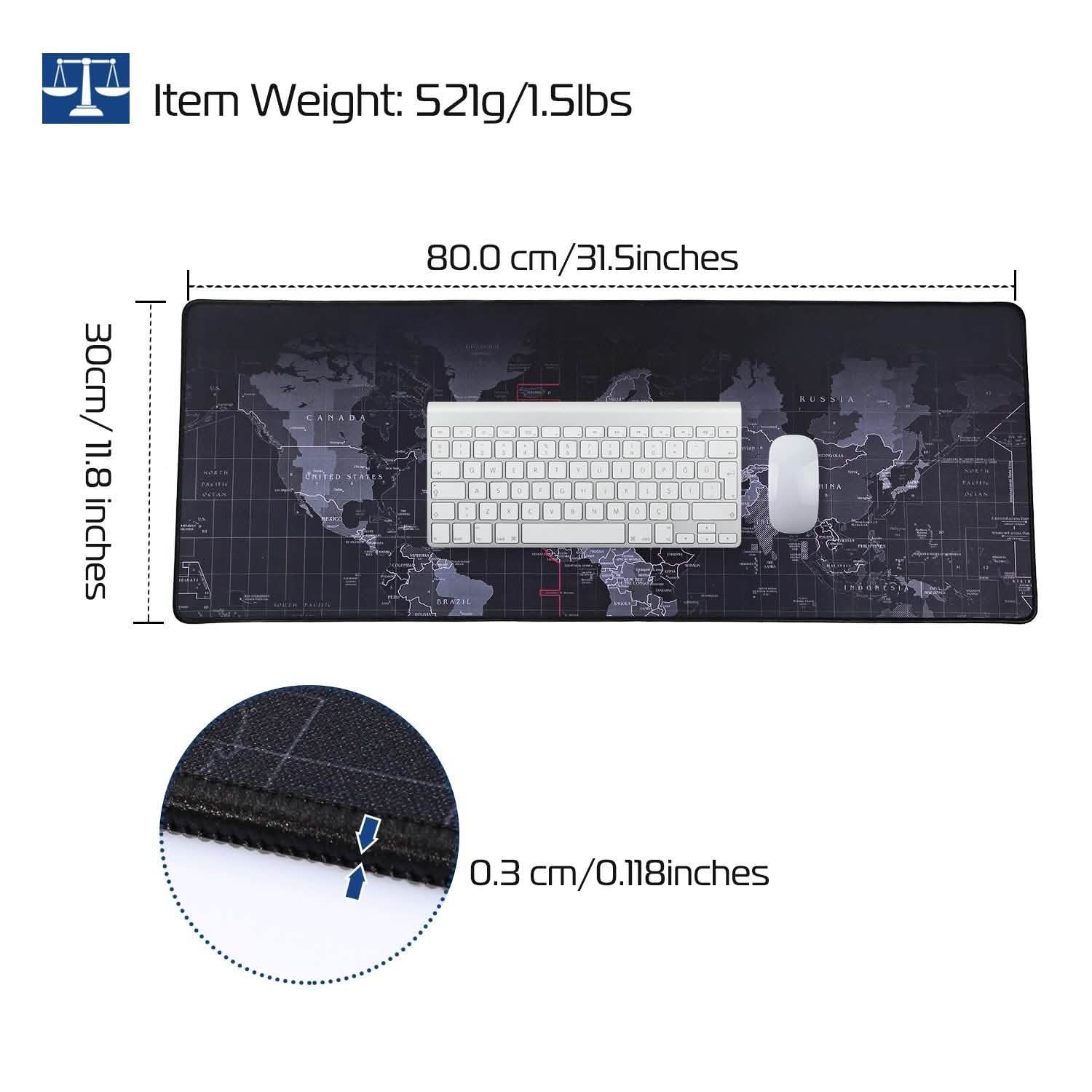 Rubber Base Large Gaming Mousepad
