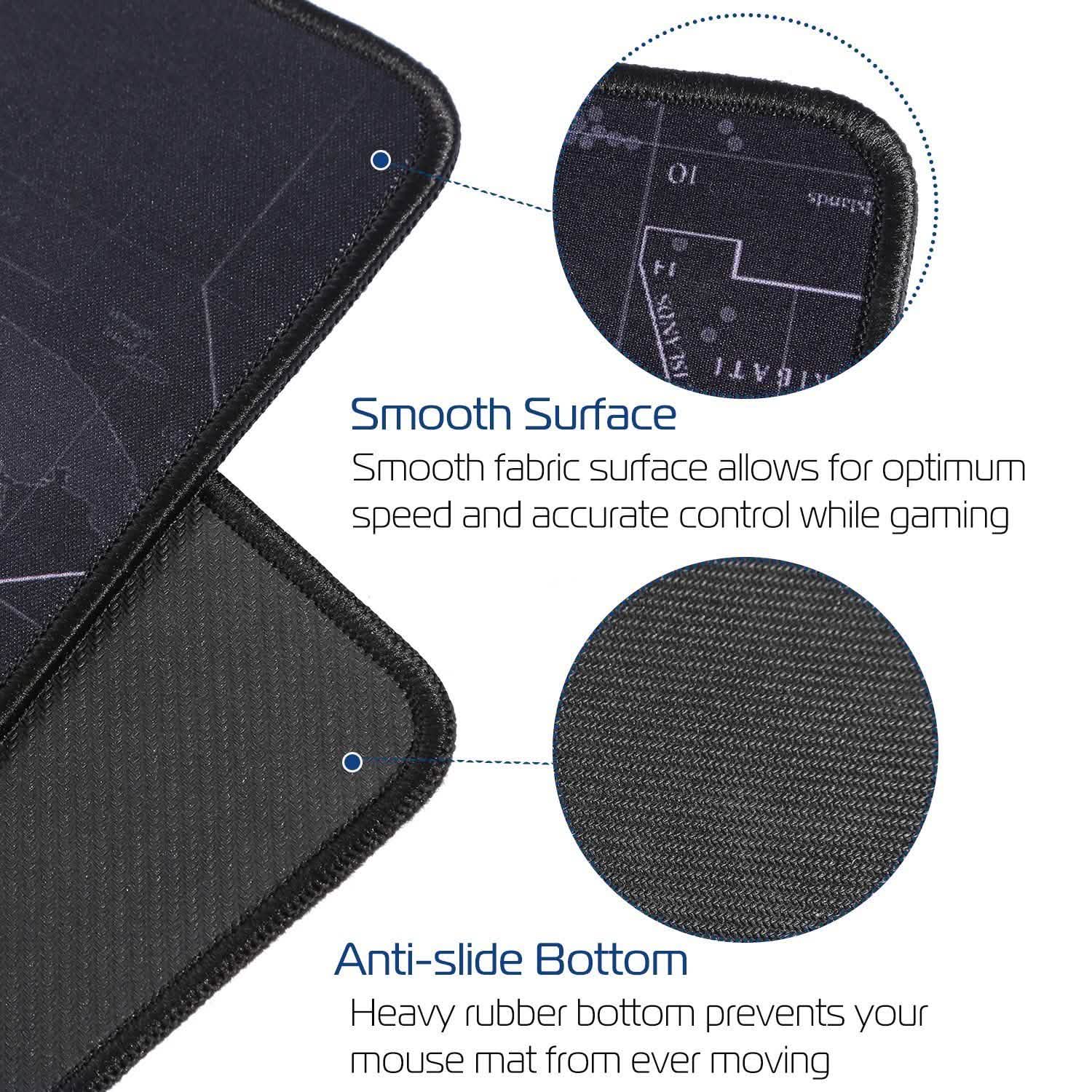 Rubber Base Large Gaming Mousepad