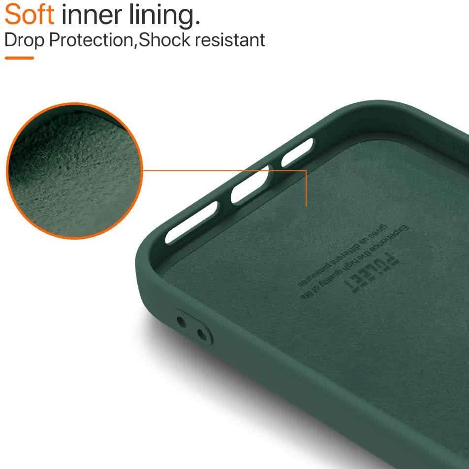 Rubber Case for iPhone 12 and iPhone 12 Pro Case 6.1 inch