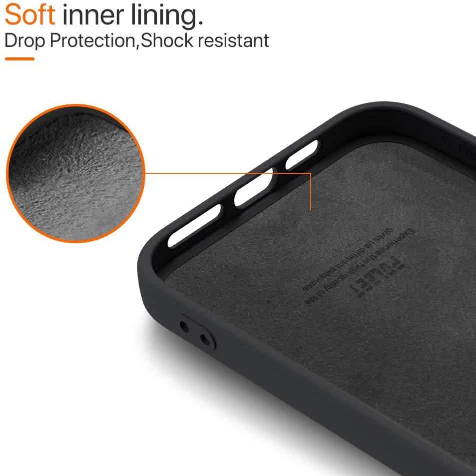 Rubber Case for iPhone 12 and iPhone 12 Pro Case 6.1 inch