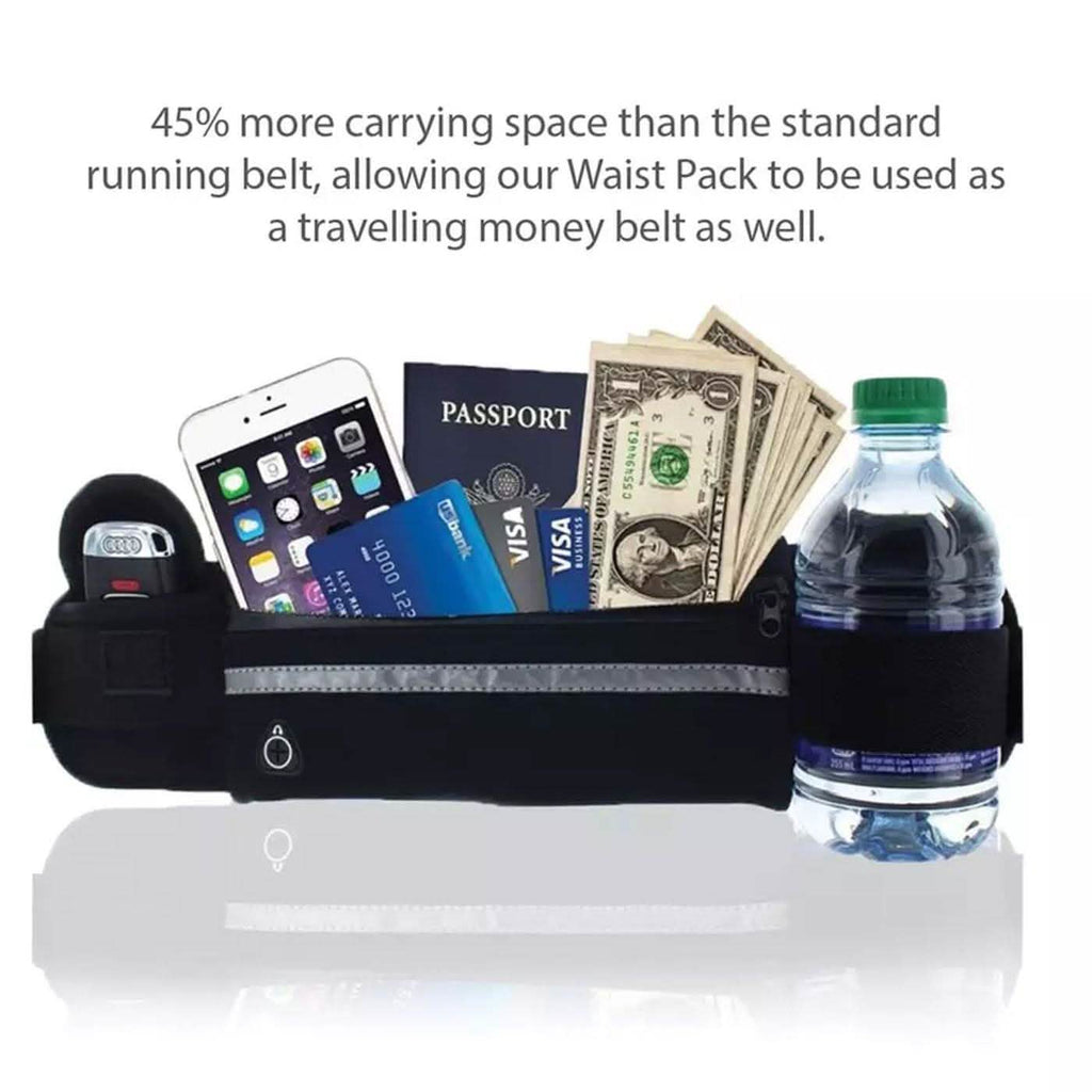 Running Bum Bag Fanny Pack Travel Waist Money Belt Zip Hiking Pouch Wallet