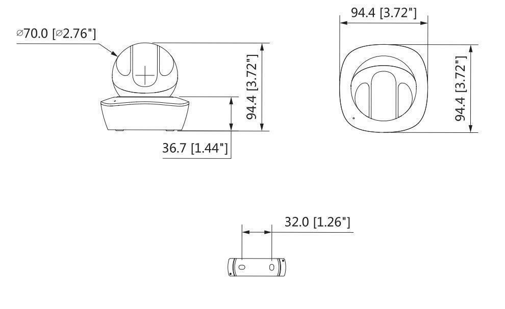 IN STOCK! Dahua IPC-A35P 3MP A Series Wi-Fi Network PT Camera