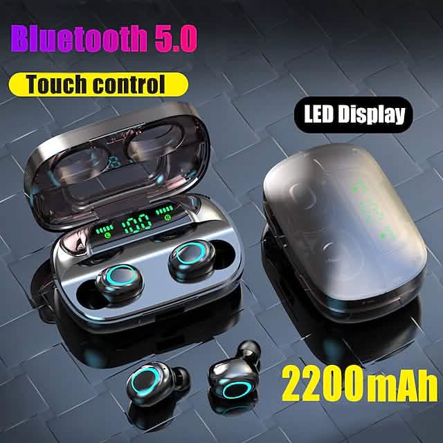 S11 True Wireless Headphones TWS Earbuds Bluetooth 4.0 Stereo Dual Drivers with Microphone