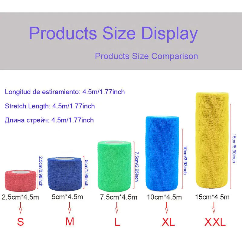 Sports Self Adhesive Elastic Bandage Wrap