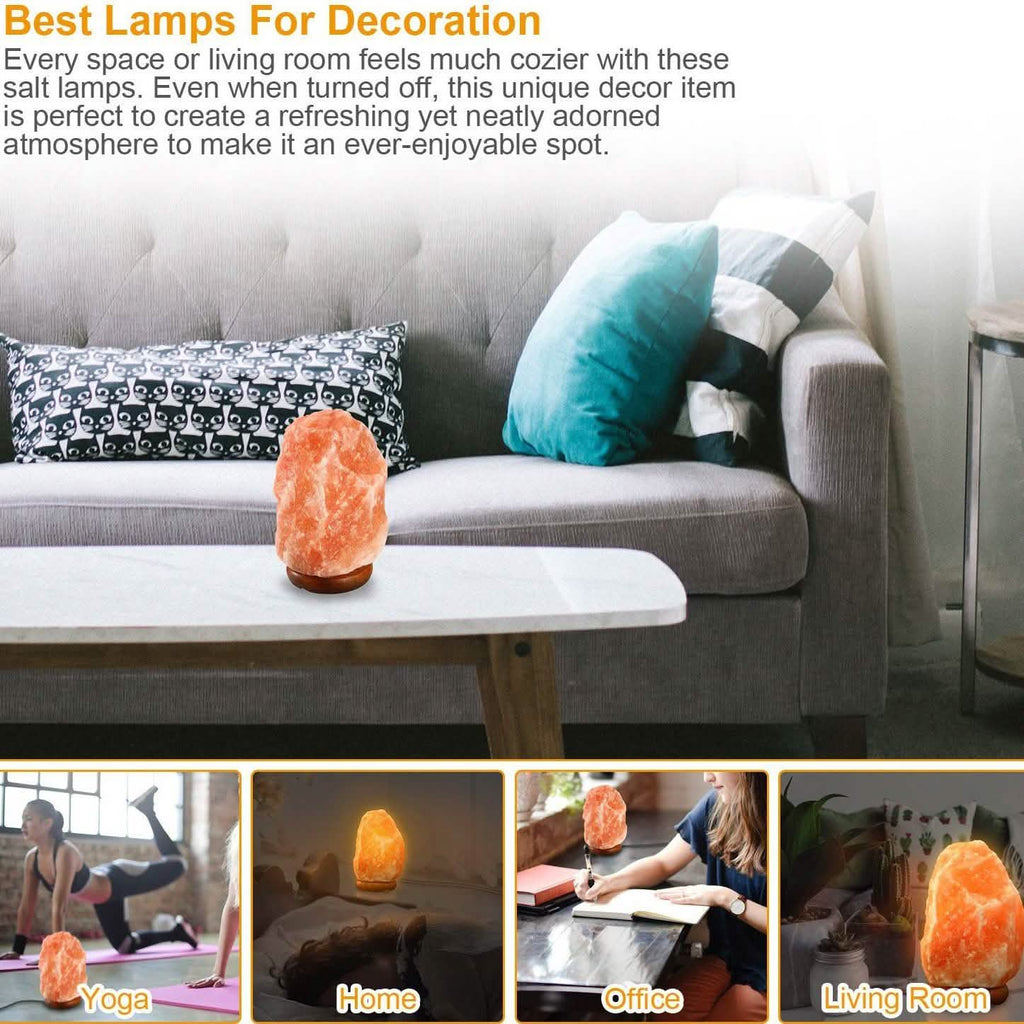 Salt Crystal Rock Lamp