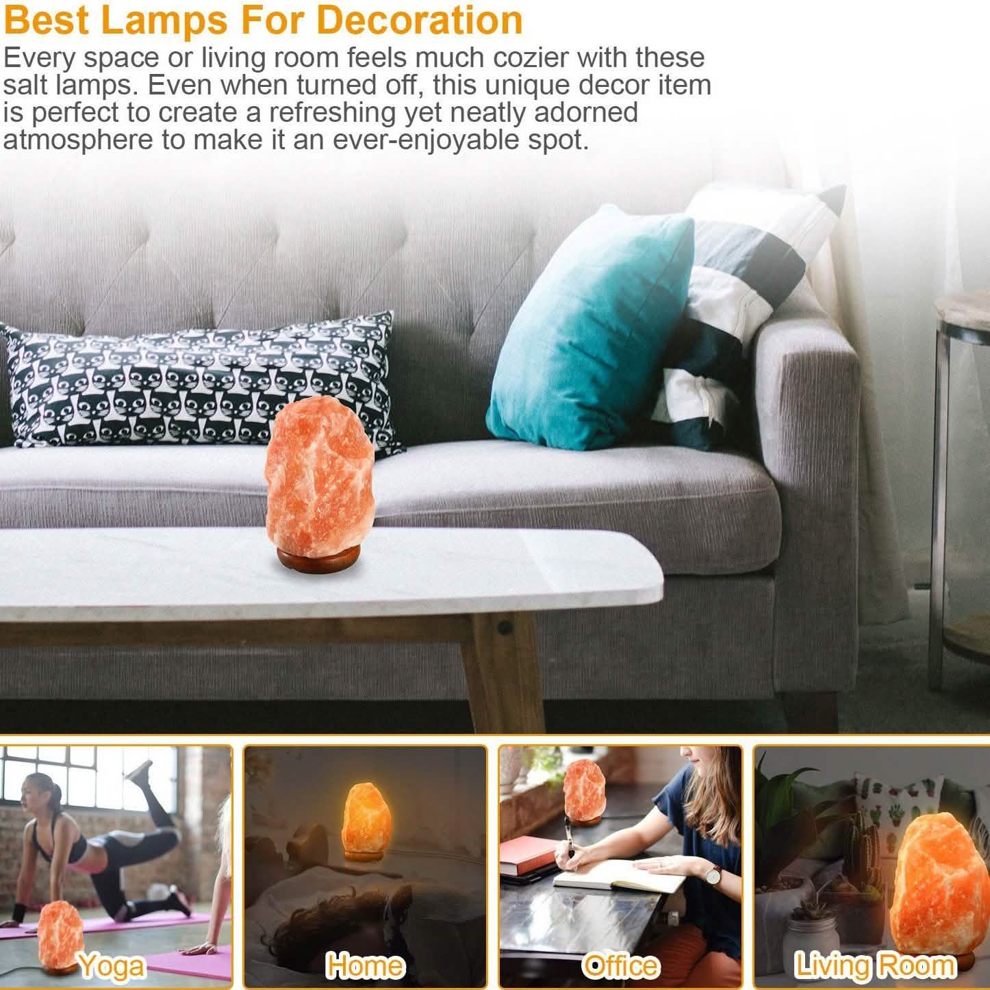 Salt Crystal Rock Lamp
