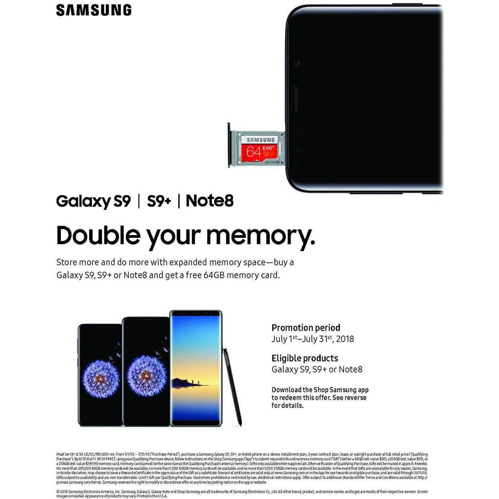 Samsung Galaxy S9 64GB - Fully Unlocked (Refurbished)