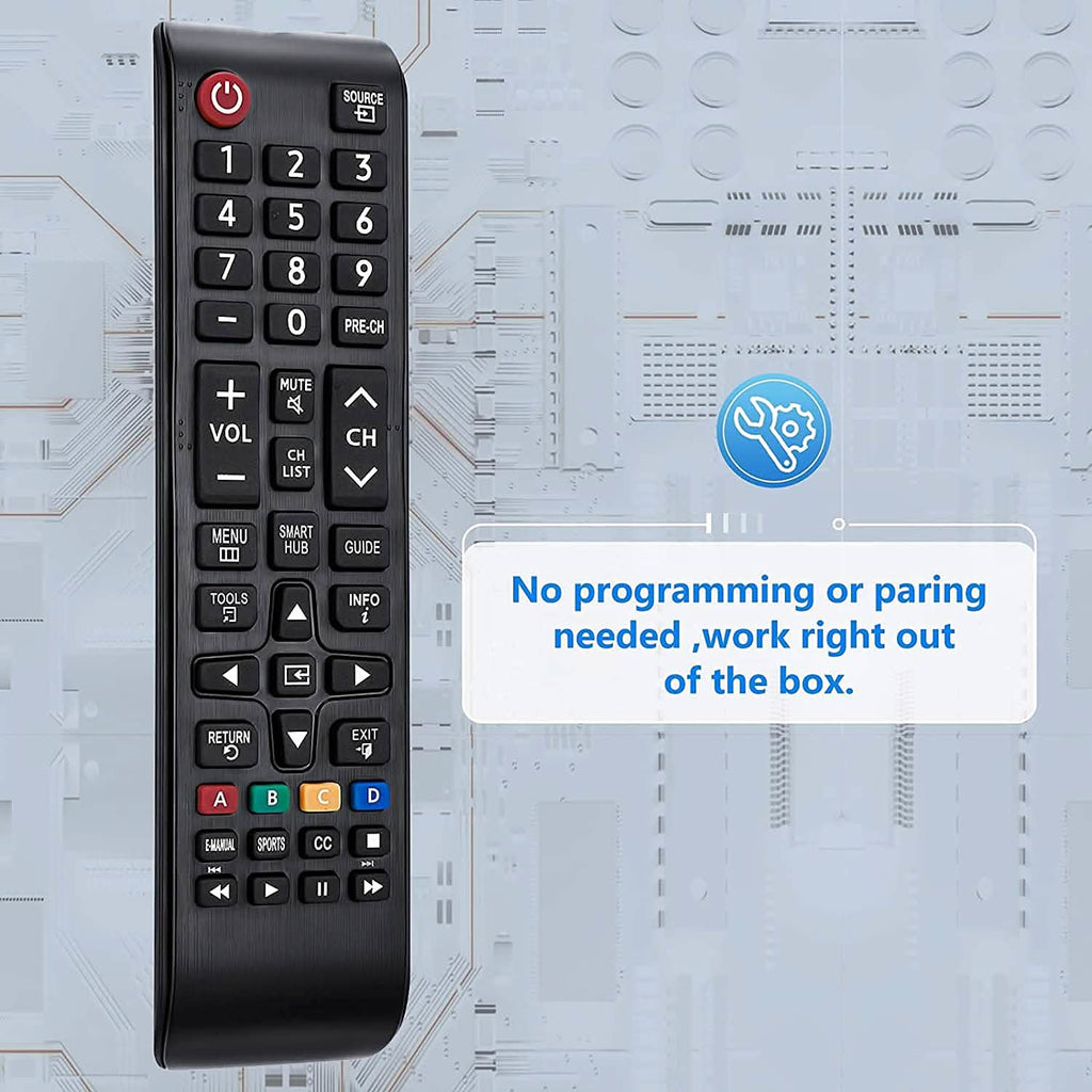 Samsung-TV-Remote for All Samsung LCD LED HDTV 3D Smart TVs Models