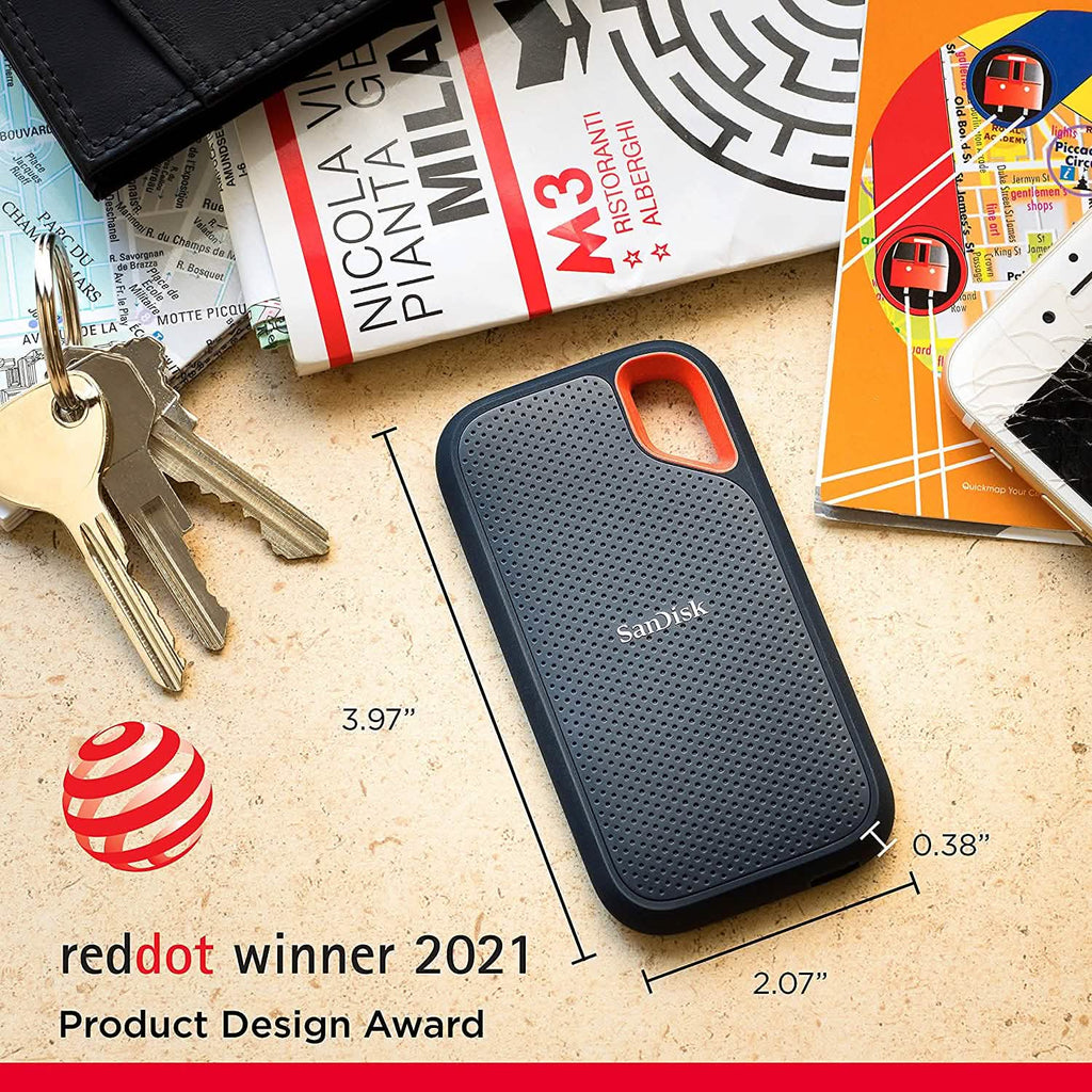 SanDisk 4TB Extreme Portable SSD - Up to 1050MB/s