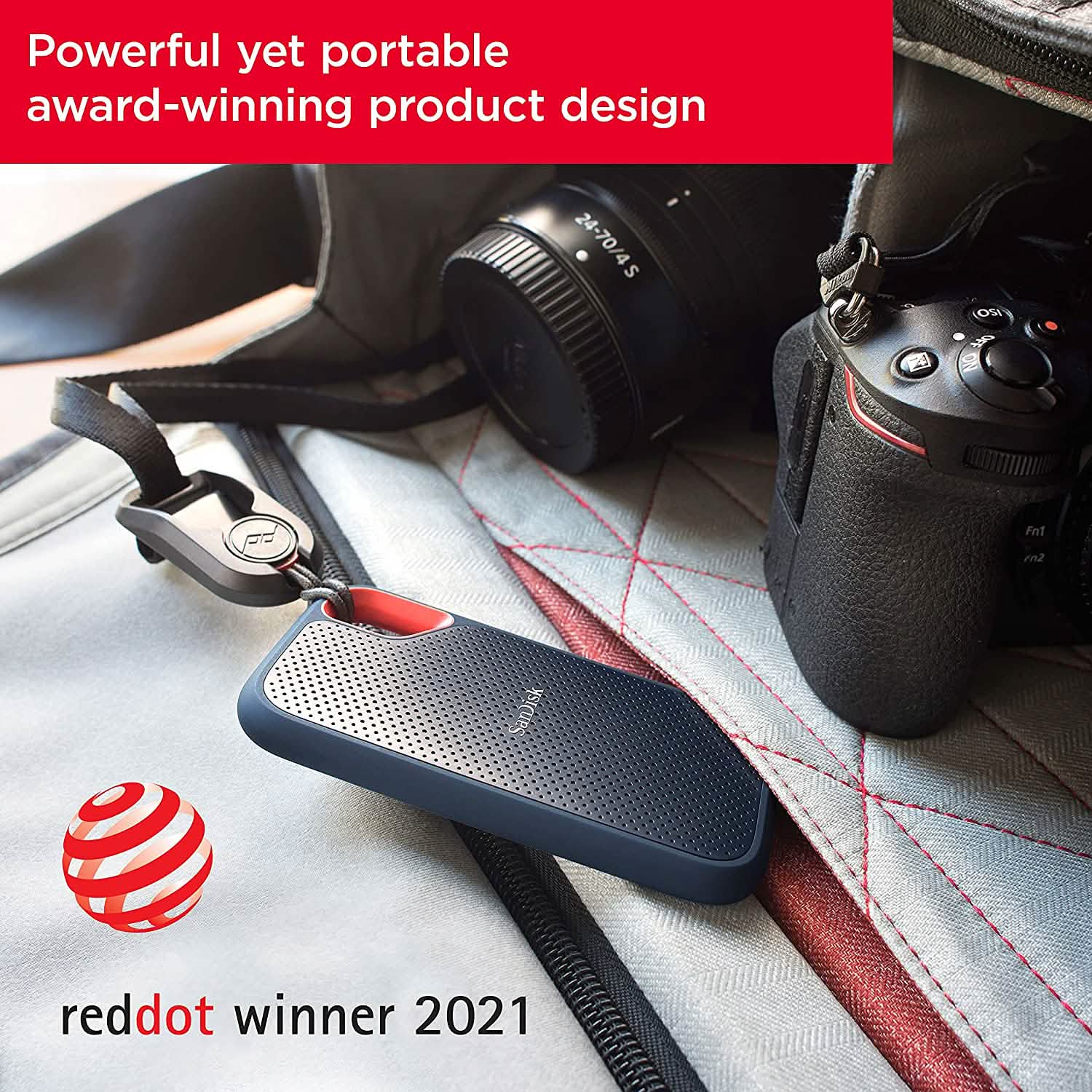 SanDisk 4TB Extreme Portable SSD - Up to 1050MB/s