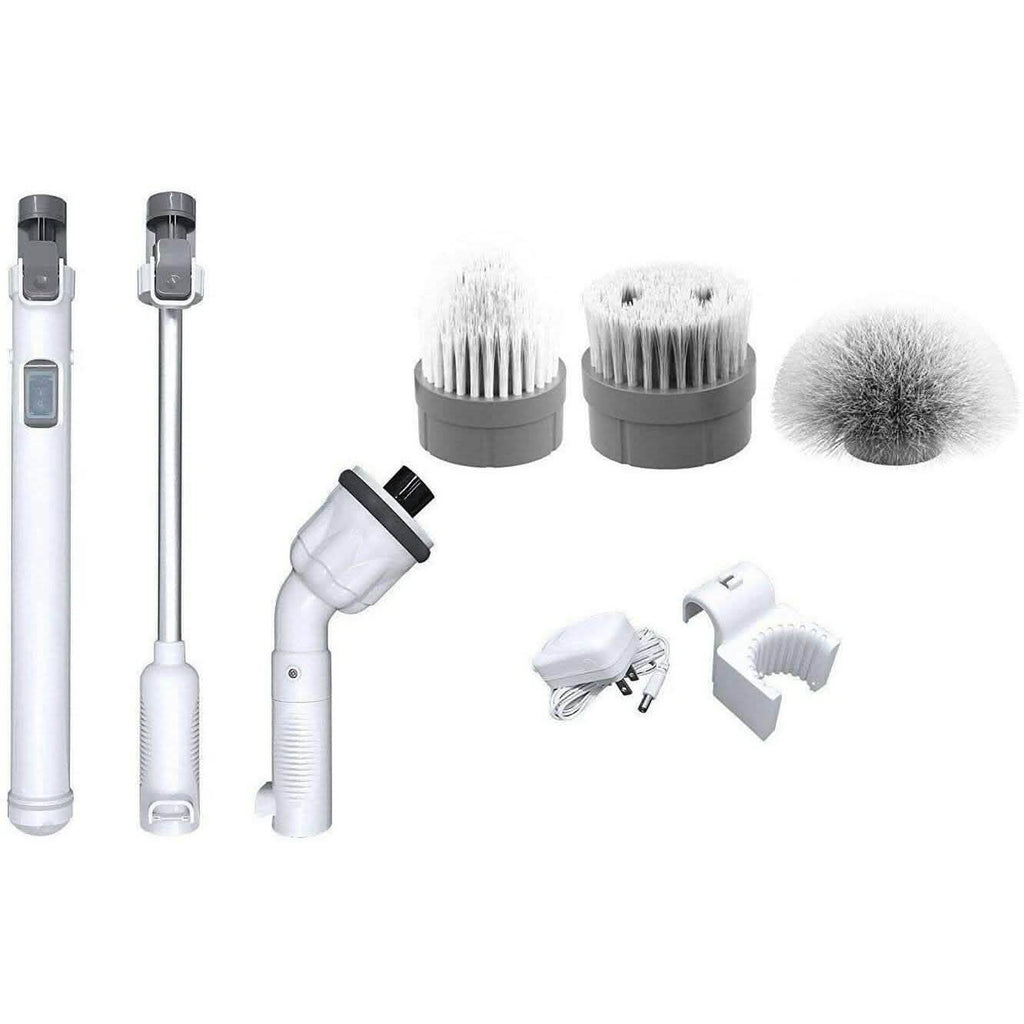Scrubtastic Electric Power Shower Tile Scrubber - Rechargeable Cleaning Wand