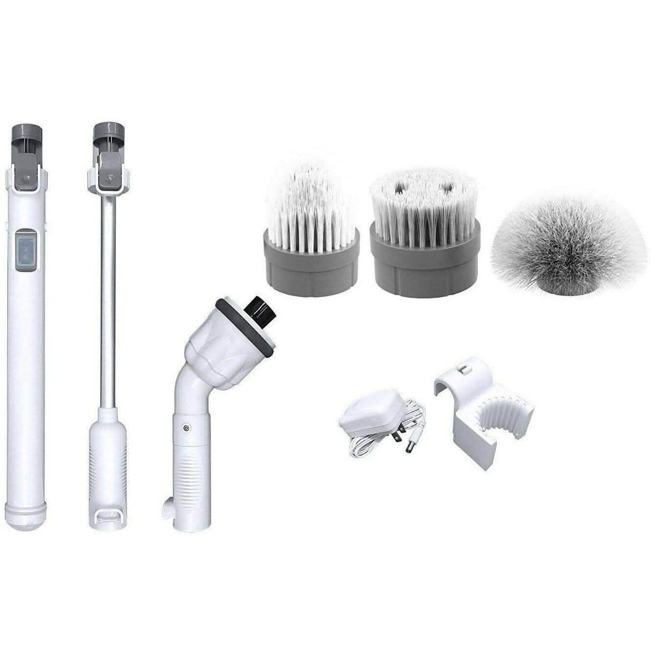 Scrubtastic Electric Power Shower Tile Scrubber - Rechargeable Cleaning Wand