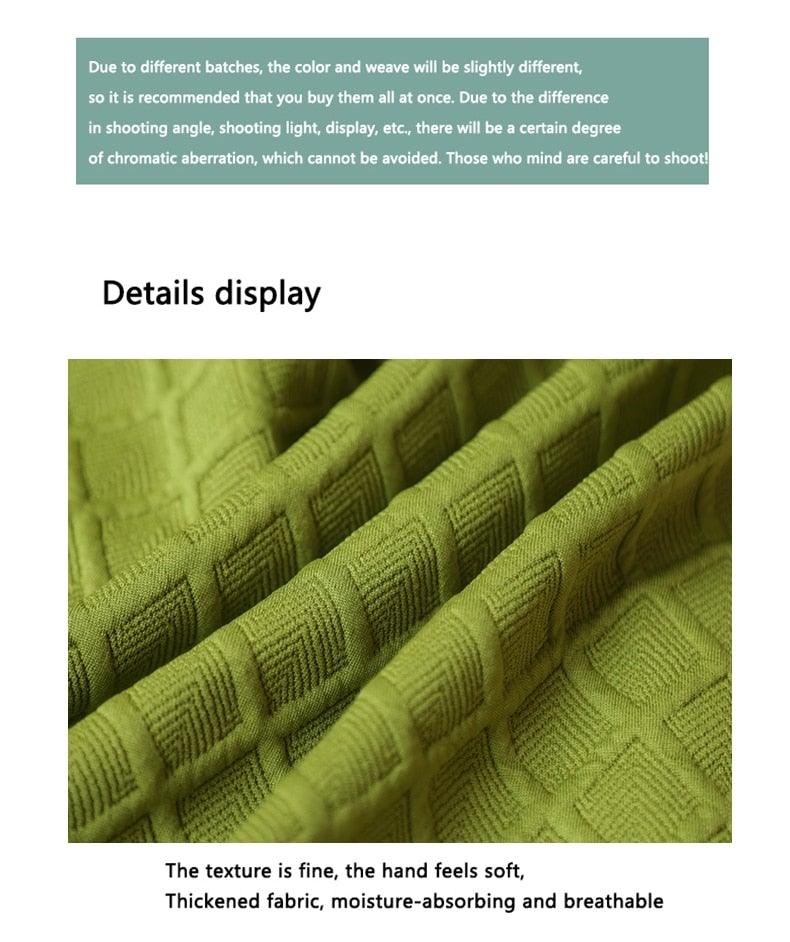 Seat Covers for Dining Room Chairs Stretch Round Home Seat Cover Jacquard Spandex Slipcovers Protector Case Chair Cover Stretch for Kitchen Hotel Banquet Stool Cover