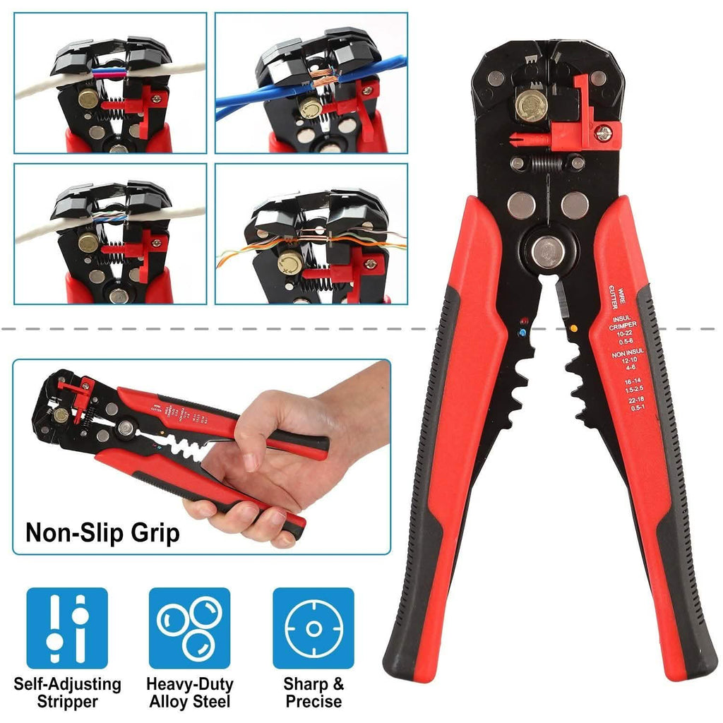 Self-Adjusting Multifunctional Wire Stripper