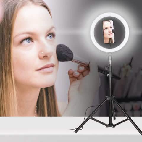 Selfie Ring LED Light Stand with Tripod