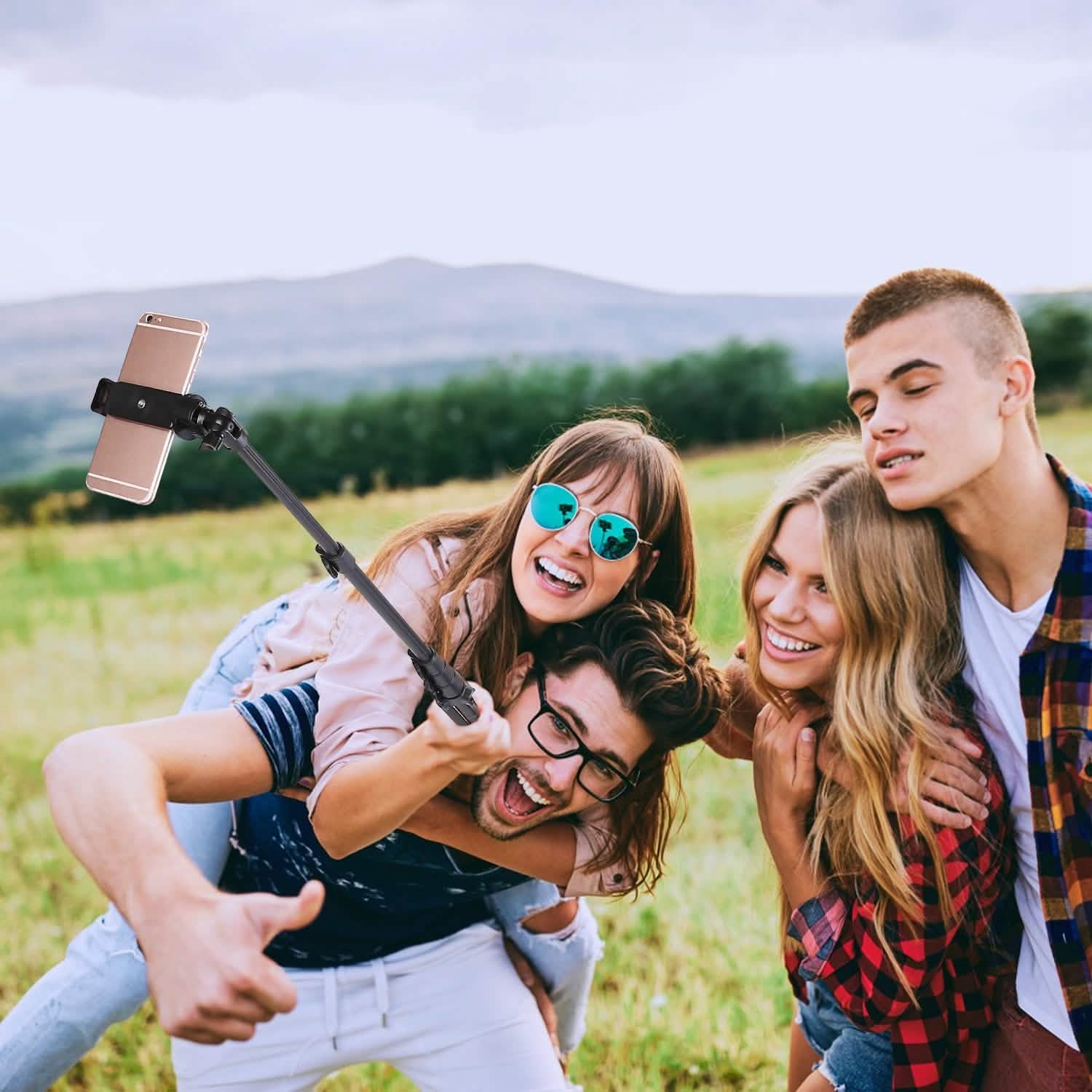 Selfie Stick Tripod Wireless Desktop Phone Tripod Stand
