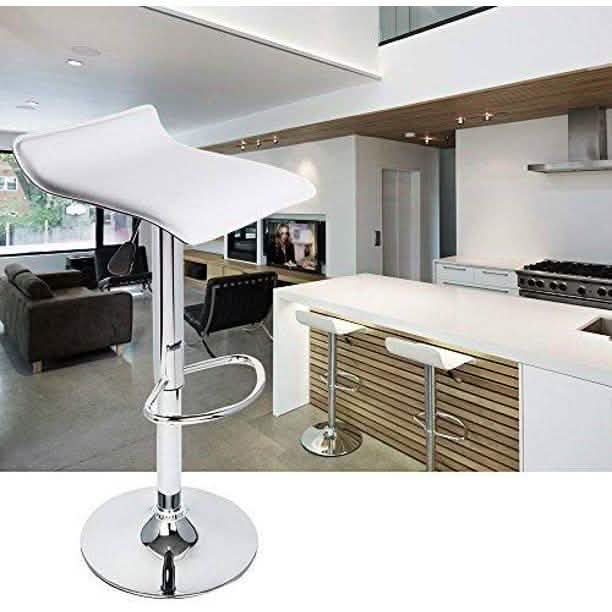 Set of 2: Adjustable Swivel Barstools